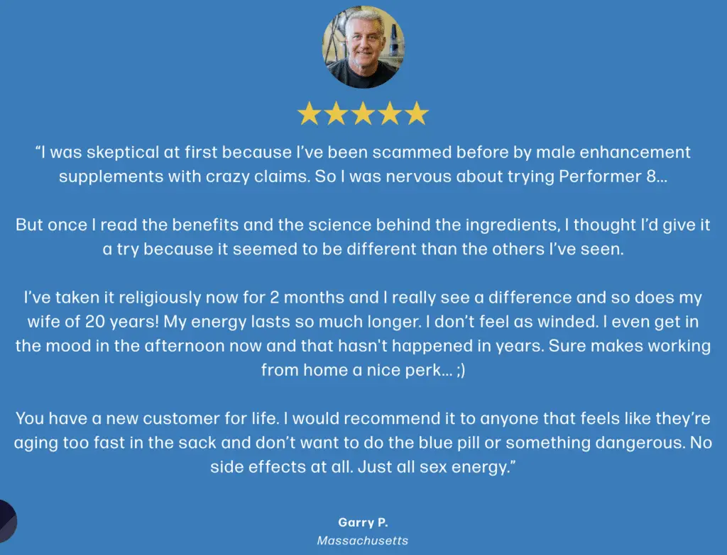 performer 8 customer review 3